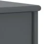 Mesita de noche madera maciza de pino gris oscuro 35x30x40cm de vidaXL, Mesitas de noche - Ref: Foro24-322226, Precio: 37,99 ...