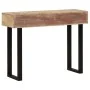 Mesa consola de madera maciza de mango 100x30x75 cm de vidaXL, Mesas auxiliares - Ref: Foro24-320823, Precio: 138,62 €, Descu...