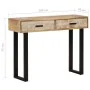 Mesa consola de madera maciza de mango 100x30x75 cm de vidaXL, Mesas auxiliares - Ref: Foro24-320823, Precio: 138,62 €, Descu...
