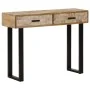 Mesa consola de madera maciza de mango 100x30x75 cm de vidaXL, Mesas auxiliares - Ref: Foro24-320823, Precio: 138,62 €, Descu...