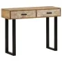 Mesa consola de madera maciza de mango 100x30x75 cm de vidaXL, Mesas auxiliares - Ref: Foro24-320823, Precio: 138,62 €, Descu...