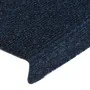 Alfombrilla de escaleras 15 uds tela punzonada azul 65x21x4 cm de vidaXL, Alfombrillas para escalones - Ref: Foro24-326191, P...