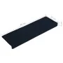 Alfombrilla de escaleras 15 uds tela punzonada azul 65x21x4 cm de vidaXL, Alfombrillas para escalones - Ref: Foro24-326191, P...