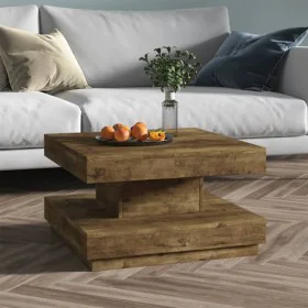 Mesa de centro de MDF marrón oscuro 60x60x35 cm de vidaXL, Mesas de centro - Ref: Foro24-286097, Precio: 81,40 €, Descuento: %
