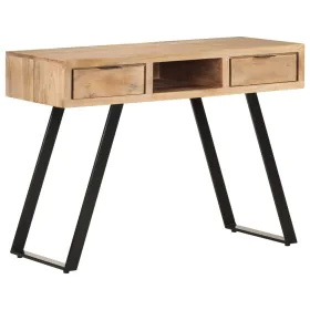 Escritorio madera maciza acacia con borde natural 107x45x79 cm de vidaXL, Escritorios - Ref: Foro24-323523, Precio: 281,52 €,...