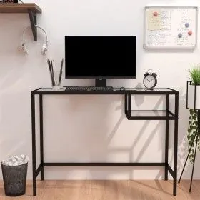 Computertisch aus transparentem Glas, 100 x 36 x 74 cm von vidaXL, Schreibtische - Ref: Foro24-331621, Preis: 82,84 €, Rabatt: %