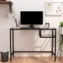 Escritorio para ordenador transparente vidrio 100x36x74 cm de vidaXL, Escritorios - Ref: Foro24-331621, Precio: 82,84 €, Desc...