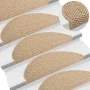 Alfombrilla autoadhesiva escalera sisal 15 uds arena 65x21x4 cm de vidaXL, Alfombrillas para escalones - Ref: Foro24-326879, ...