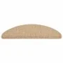 Alfombrilla autoadhesiva escalera sisal 15 uds arena 65x21x4 cm de vidaXL, Alfombrillas para escalones - Ref: Foro24-326879, ...