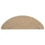 Alfombrilla autoadhesiva escalera sisal 15 uds arena 65x21x4 cm de vidaXL, Alfombrillas para escalones - Ref: Foro24-326879, ...