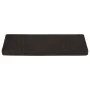 Alfombrilla de escaleras 15 uds tela punzonada marrón oscuro de vidaXL, Alfombrillas para escalones - Ref: Foro24-326187, Pre...
