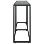 Schwarzer Konsolentisch aus gehärtetem Glas, 160 x 35 x 75,5 cm von vidaXL, Seitentische - Ref: Foro24-331679, Preis: 81,97 €...