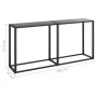 Schwarzer Konsolentisch aus gehärtetem Glas, 160 x 35 x 75,5 cm von vidaXL, Seitentische - Ref: Foro24-331679, Preis: 81,97 €...