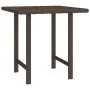 Set de mesas auxiliares 3 piezas ratán sintético marrón de vidaXL, Mesas auxiliares - Ref: Foro24-319387, Precio: 41,01 €, De...
