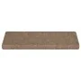 Alfombrilla de escalera 15 uds tela punzonada crema 65x21x4 cm de vidaXL, Alfombrillas para escalones - Ref: Foro24-326190, P...