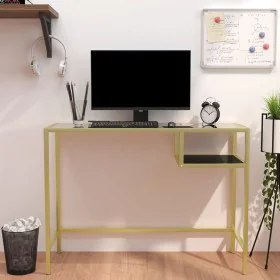 Escritorio de vidrio templado transparente 100x36x74 cm de vidaXL, Escritorios - Ref: Foro24-331626, Precio: 79,74 €, Descuen...