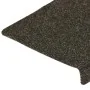 Alfombrilla de escaleras 15 uds punzonada antracita 65x21x4 cm de vidaXL, Alfombrillas para escalones - Ref: Foro24-326189, P...