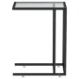 Computer-Beistelltisch aus schwarzem transparentem Glas, 50 x 35 x 65 cm von vidaXL, Seitentische - Ref: Foro24-331650, Preis...