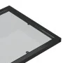 Black transparent glass computer side table 50x35x65cm by vidaXL, Side tables - Ref: Foro24-331650, Price: 44,49 €, Discount: %
