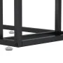 Mesa auxiliar de ordenador vidrio transparente negro 50x35x65cm de vidaXL, Mesas auxiliares - Ref: Foro24-331650, Precio: 44,...