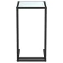 Computertisch aus transparentem Glas aus weißem Marmor, 50 x 35 x 65 cm von vidaXL, Seitentische - Ref: Foro24-331652, Preis:...