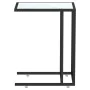 Computertisch aus transparentem Glas aus weißem Marmor, 50 x 35 x 65 cm von vidaXL, Seitentische - Ref: Foro24-331652, Preis:...