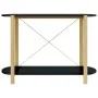 Black plywood console table 110x38x75 cm by vidaXL, Side tables - Ref: Foro24-345691, Price: 72,06 €, Discount: %
