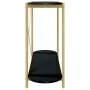 Black plywood console table 110x38x75 cm by vidaXL, Side tables - Ref: Foro24-345691, Price: 72,06 €, Discount: %
