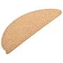 Alfombrilla autoadhesiva escalera sisal 15uds naranja 65x21x4cm de vidaXL, Alfombrillas para escalones - Ref: Foro24-326877, ...