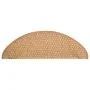Alfombrilla autoadhesiva escalera sisal 15uds naranja 65x21x4cm de vidaXL, Alfombrillas para escalones - Ref: Foro24-326877, ...