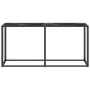 Konsolentisch aus gehärtetem Glas mit schwarzem Marmor 160x35x75,5 cm von vidaXL, Seitentische - Ref: Foro24-331681, Preis: 8...