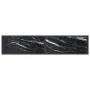 Tempered glass and black marble console table 160x35x75.5 cm by vidaXL, Side tables - Ref: Foro24-331681, Price: 84,95 €, Dis...