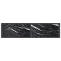 Black marble tempered glass console table 140x35x75.5cm by vidaXL, Side tables - Ref: Foro24-331677, Price: 73,73 €, Discount: %