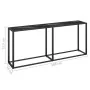 Konsolentisch aus gehärtetem Glas aus schwarzem Marmor, 180 x 35 x 75,5 cm von vidaXL, Seitentische - Ref: Foro24-331685, Pre...