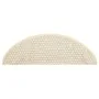 Alfombrilla autoadhesiva escalera sisal 15 uds crema 65x21x4 cm de vidaXL, Alfombrillas para escalones - Ref: Foro24-326881, ...