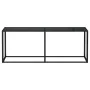 Mesa consola vidrio templado negro 200x35x75,5 cm de vidaXL, Mesas auxiliares - Ref: Foro24-331687, Precio: 99,05 €, Descuent...