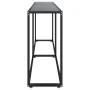 Mesa consola vidrio templado negro 200x35x75,5 cm de vidaXL, Mesas auxiliares - Ref: Foro24-331687, Precio: 99,05 €, Descuent...