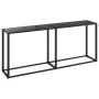Mesa consola vidrio templado negro 180x35x75,5 cm de vidaXL, Mesas auxiliares - Ref: Foro24-331683, Precio: 93,68 €, Descuent...