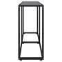 Mesa consola vidrio templado negro 140x35x75,5cm de vidaXL, Mesas auxiliares - Ref: Foro24-331675, Precio: 72,39 €, Descuento: %