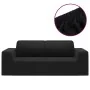 Funda elástica para sillón de 2 plazas poliéster jersey negra de vidaXL, Fundas - Ref: Foro24-332933, Precio: 30,84 €, Descue...