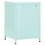 Mint green steel nightstand 35x35x51 cm by vidaXL, Nightstands - Ref: Foro24-336221, Price: 75,73 €, Discount: %