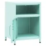 Mint green steel nightstand 35x35x51 cm by vidaXL, Nightstands - Ref: Foro24-336221, Price: 75,73 €, Discount: %