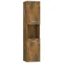 Armario de baño madera de ingeniería roble ahumado 30x30x130 cm de vidaXL, Muebles de baño - Ref: Foro24-815639, Precio: 53,1...
