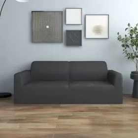 Funda elástica de sillón de 2 plazas poliéster jersey antracita de vidaXL, Fundas - Ref: Foro24-332937, Precio: 27,26 €, Desc...