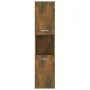 Armario de baño madera de ingeniería roble ahumado 30x30x130 cm de vidaXL, Muebles de baño - Ref: Foro24-815639, Precio: 53,1...