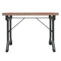 Dining table solid fir wood and iron 110x65x82 cm by vidaXL, Kitchen and dining tables - Ref: Foro24-340769, Price: 184,26 €,...