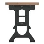Dining table solid fir wood and iron 110x65x82 cm by vidaXL, Kitchen and dining tables - Ref: Foro24-340769, Price: 184,26 €,...