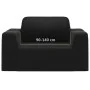 Funda elástica para sillón poliéster jersey negra de vidaXL, Fundas - Ref: Foro24-332932, Precio: 25,68 €, Descuento: %