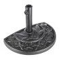 Base de sombrilla media negra de HI, Bases para sombrillas - Ref: Foro24-435295, Precio: 45,86 €, Descuento: %