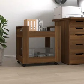 Oak brown plywood desk cart 60x45x60 cm by vidaXL, Cars and islands - Ref: Foro24-816607, Price: 43,37 €, Discount: %